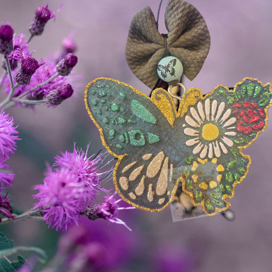 Floral Monarch Butterfly