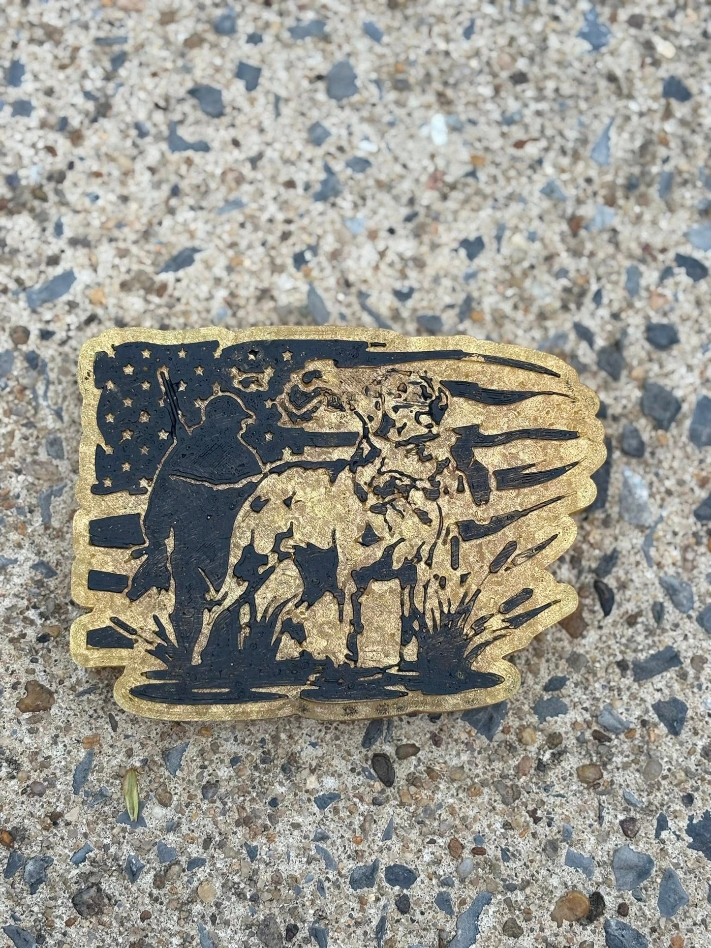 Hunting dog flag