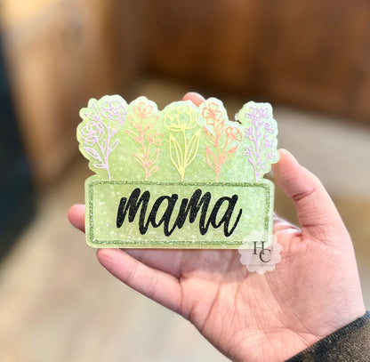 Floral plaque, choose your insert/s- read description