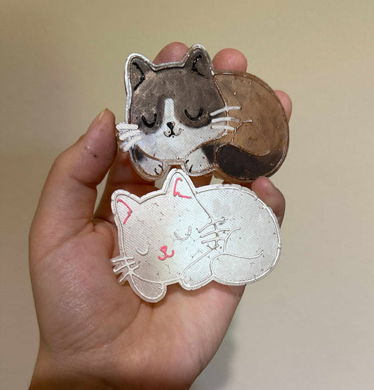 Plain kitty vent clip