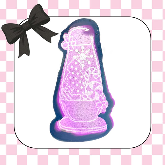 Christmas lava lamp