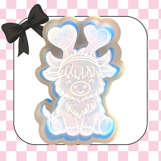 Highland with heart headband