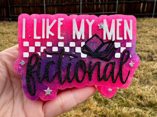 I like my men fictional