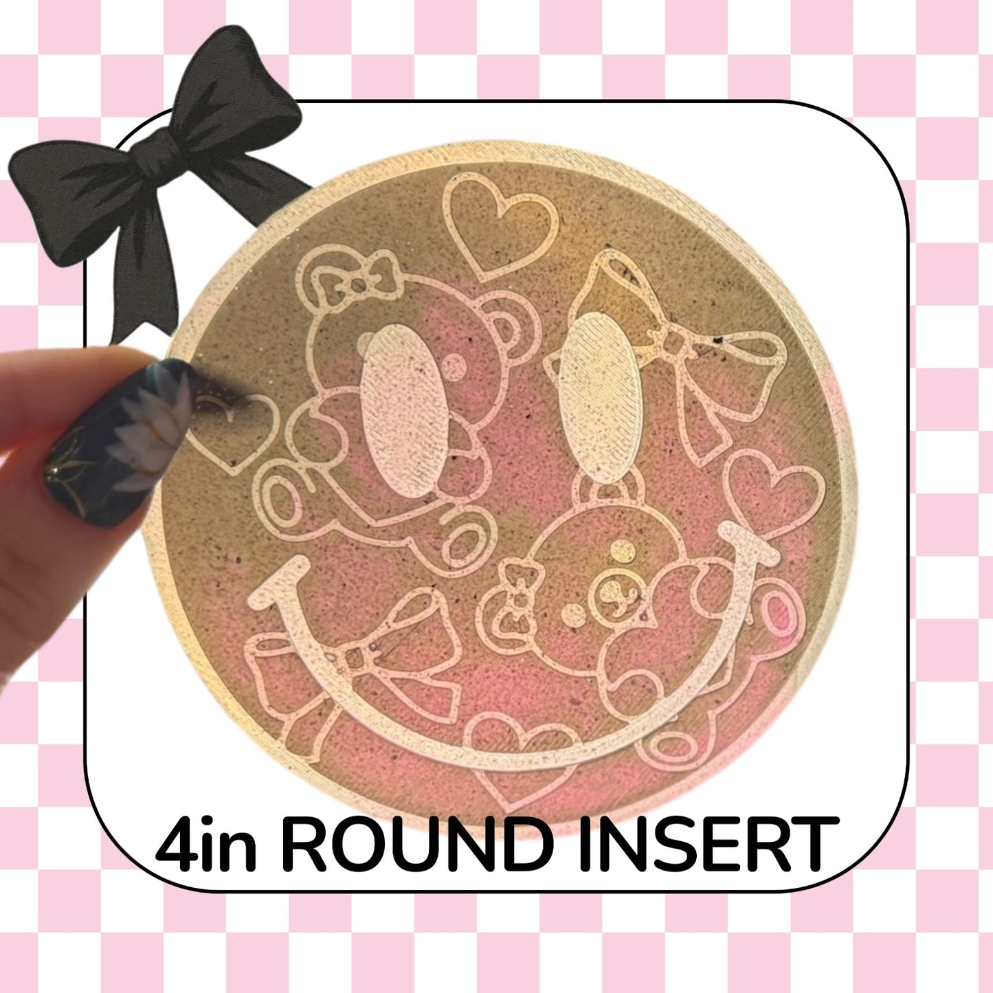 Smiley circle designs- choose your insert/s- READ DESCRIPTION