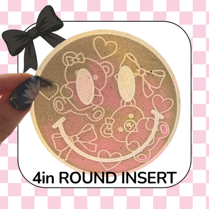 Smiley circle designs- choose your insert/s- READ DESCRIPTION