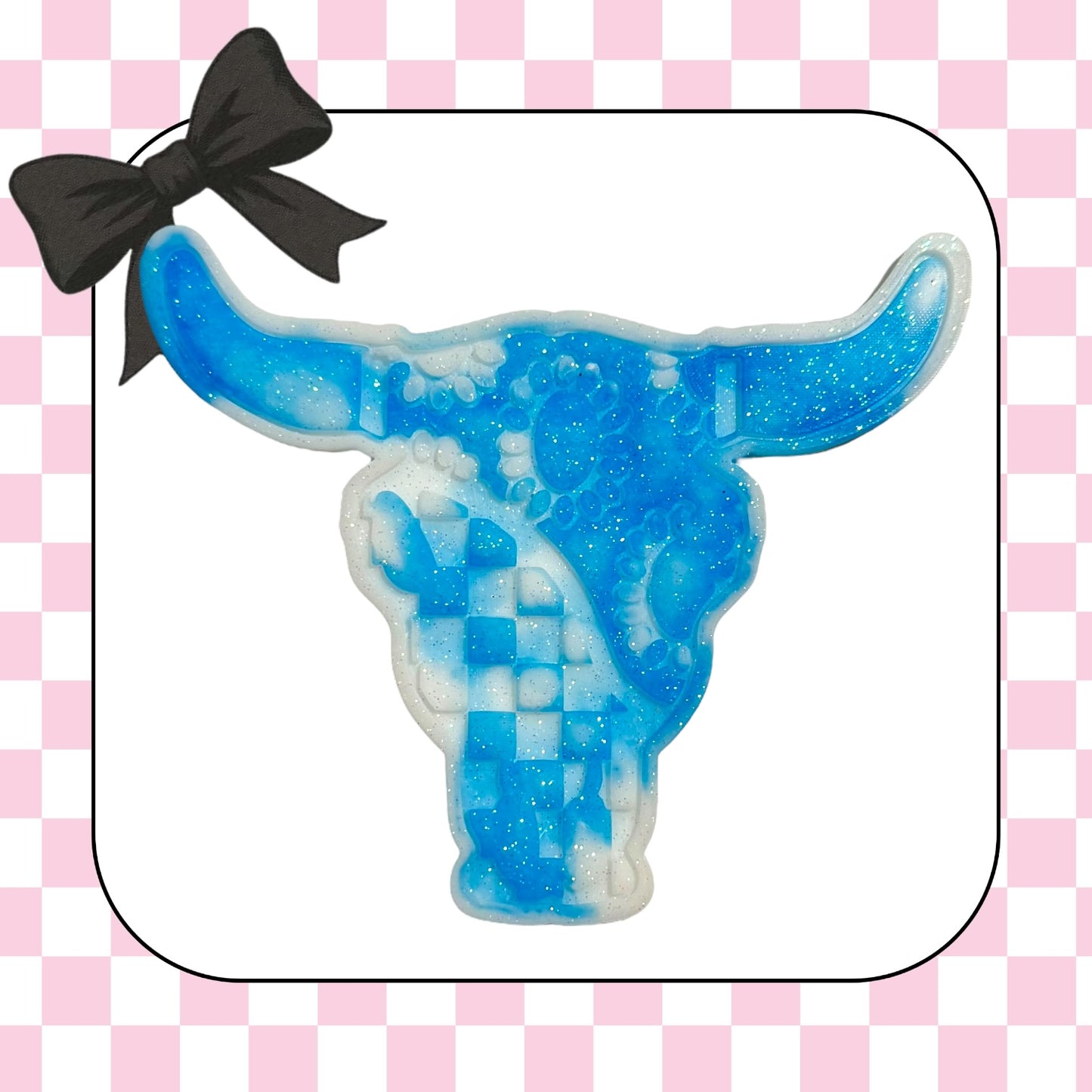 BULL SKULL- choose your insert/s- read description