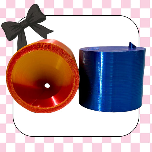 3D Printed Glitter Funnel for SnowGlobe Tumbler