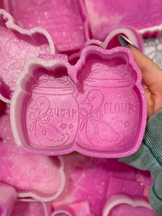 Goose sugar and flour container