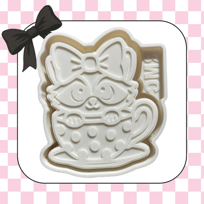 Raccoon in Teacup