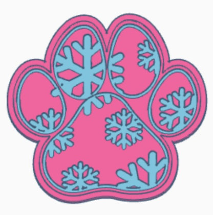 DOG PAWS- choose your insert/s READ DESCRIPTION