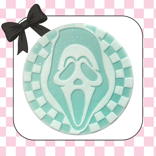 Scary Guys 4in round designs- choose your insert/s- READ DESCRIPTION