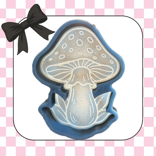 Mushroom with leaves