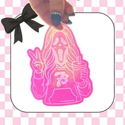 GHOSTFACE GIRL WITH COFFEE insert/s- read description
