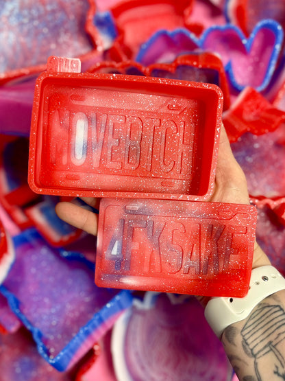 License plate- choose your insert/s- read description