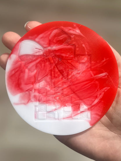 Circular Checkered Bow Alphabet- choose your insert/s READ DESCRIPTION