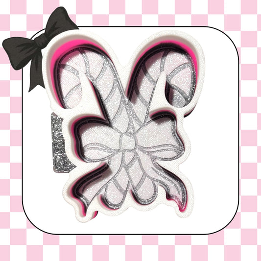 Candy canes with bow
