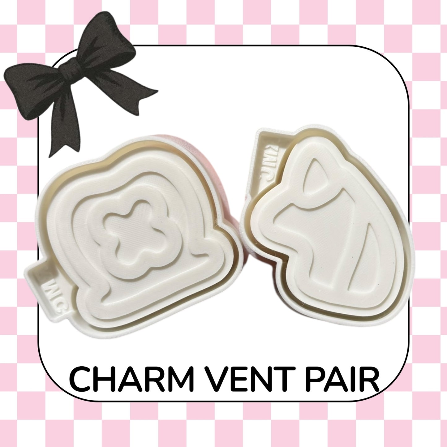 Lucky charm PAIR vent clips