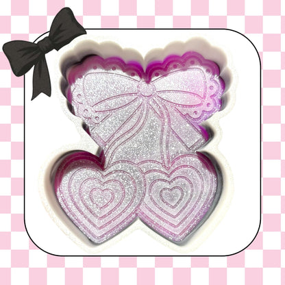 Heart burst cherries