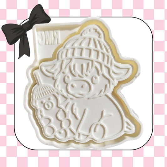 Highland with bear cup