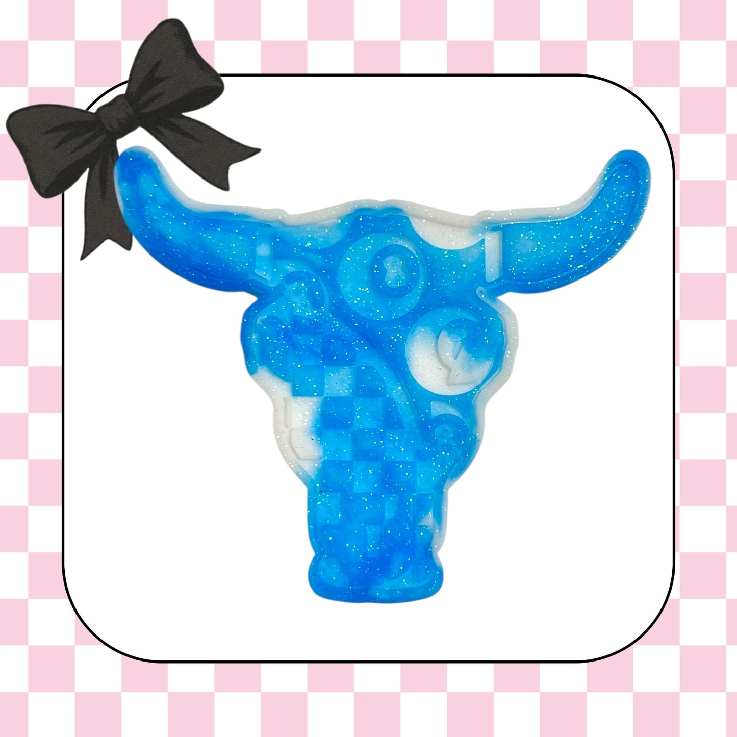 BULL SKULL- choose your insert/s- read description