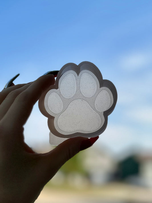 Dog paw vent clip