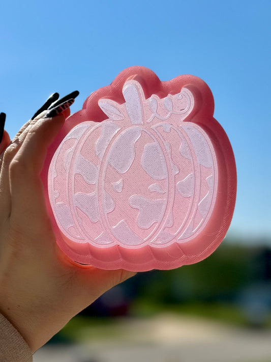 Cow print pumpkin vent clip