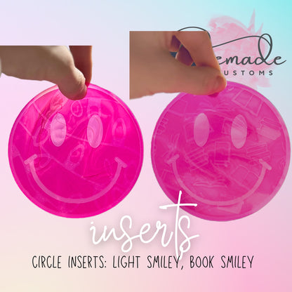 Smiley circle designs- choose your insert/s- READ DESCRIPTION