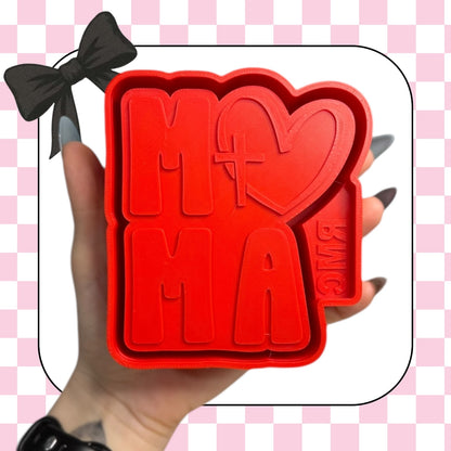 Mama with heart cross