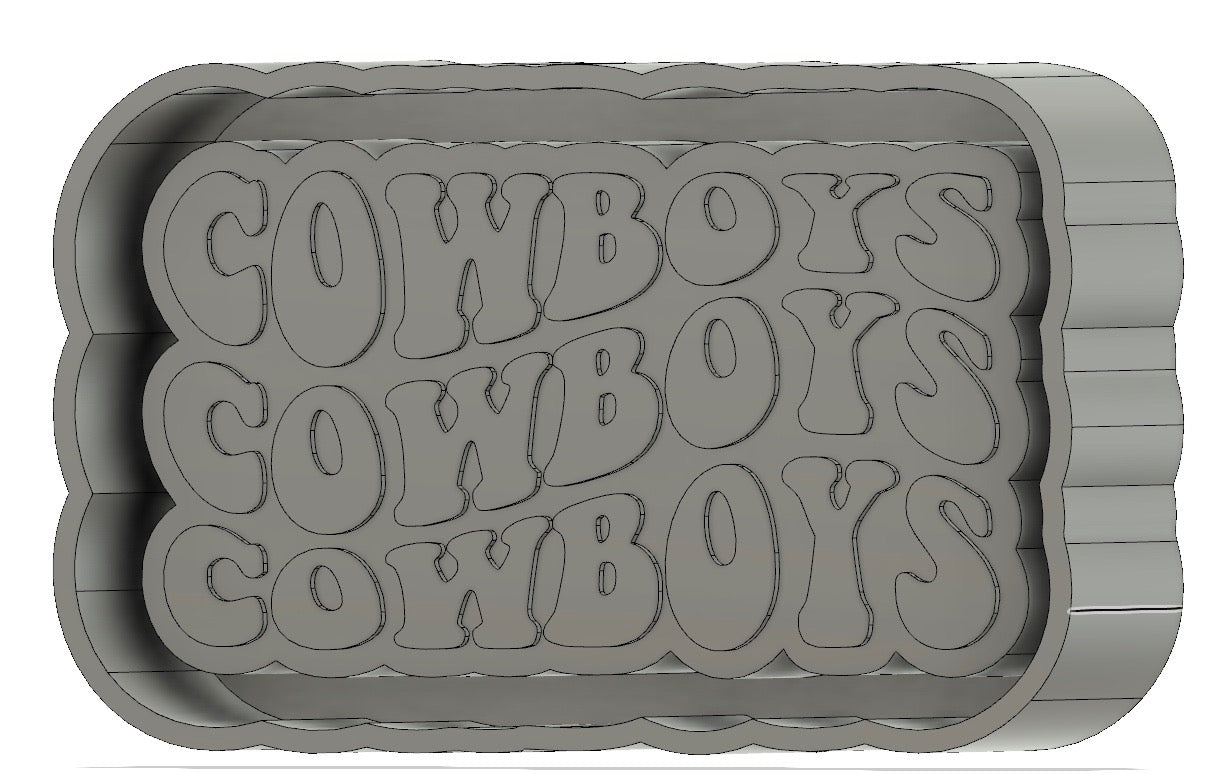 Retro triple cowboys