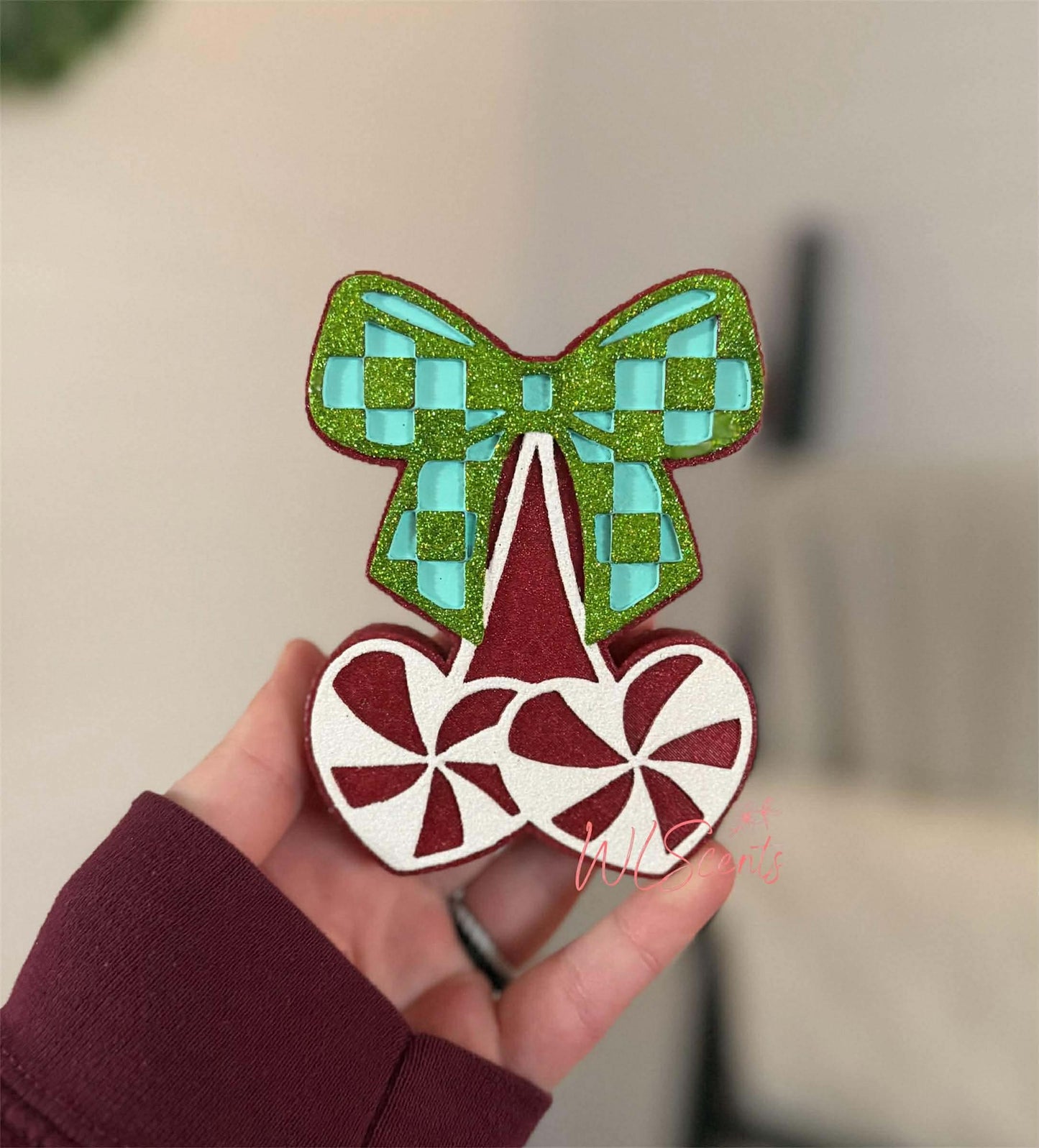 Peppermint heart cherries