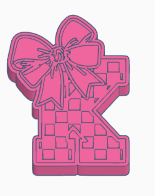 Checkered BOW Alphabet