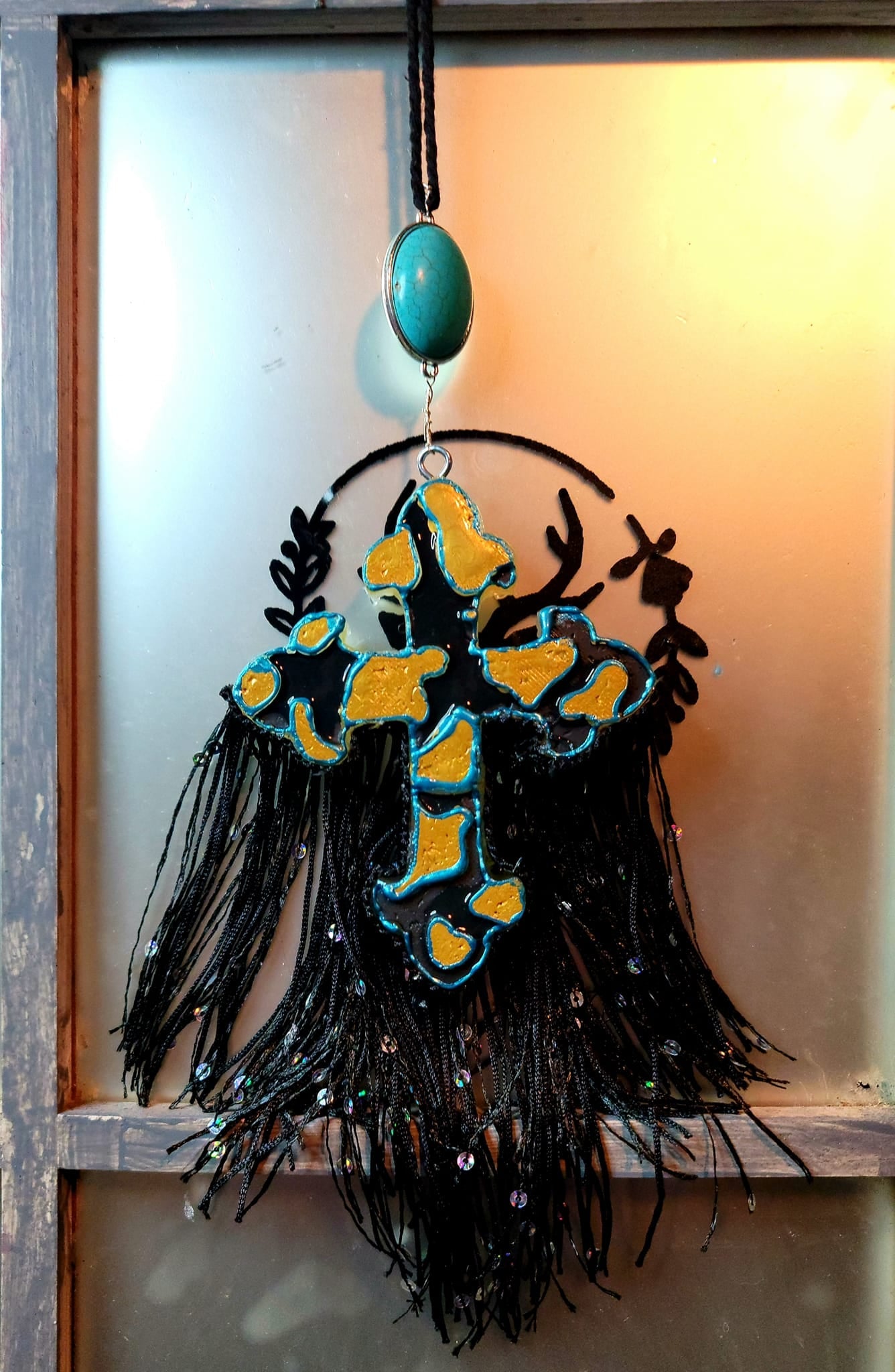 Cow Print Cross