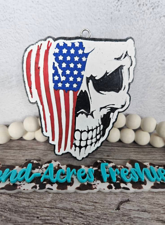 Half skull flag vent clip