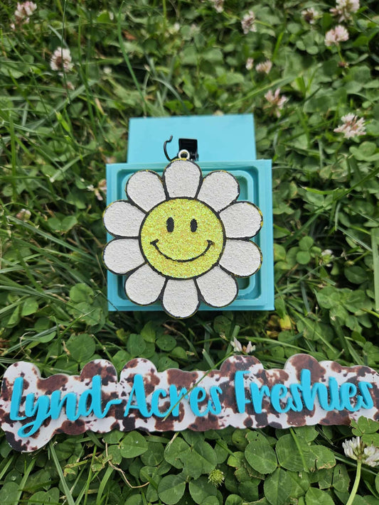 Smiley Flower Vent Clip