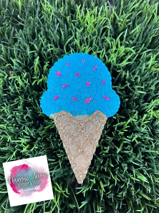 Ice cream cone vent clip