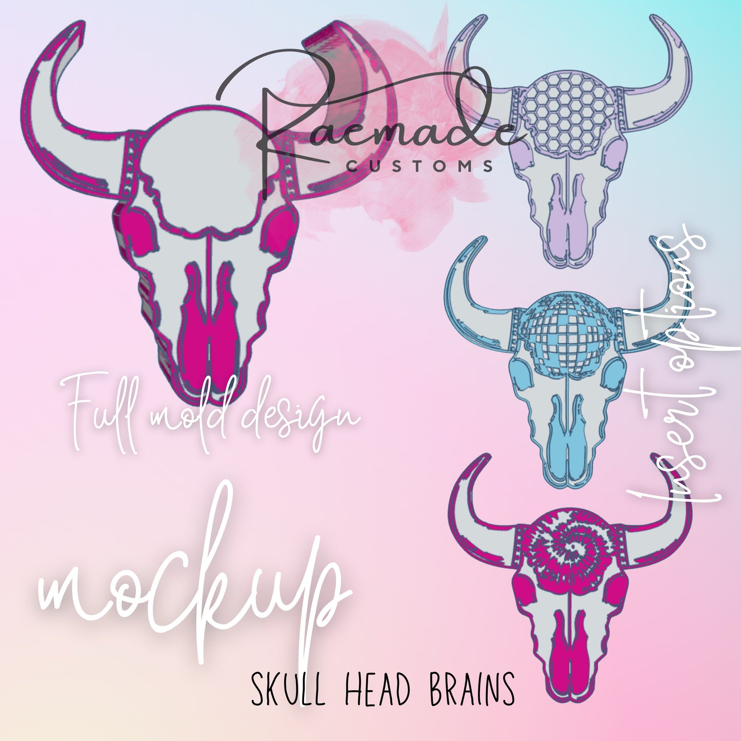 Skull head brains inserts- choose your insert/s- READ DESCRIPTION