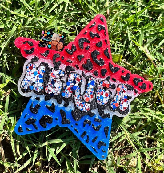 Cheetah Merica Star Vent Clip