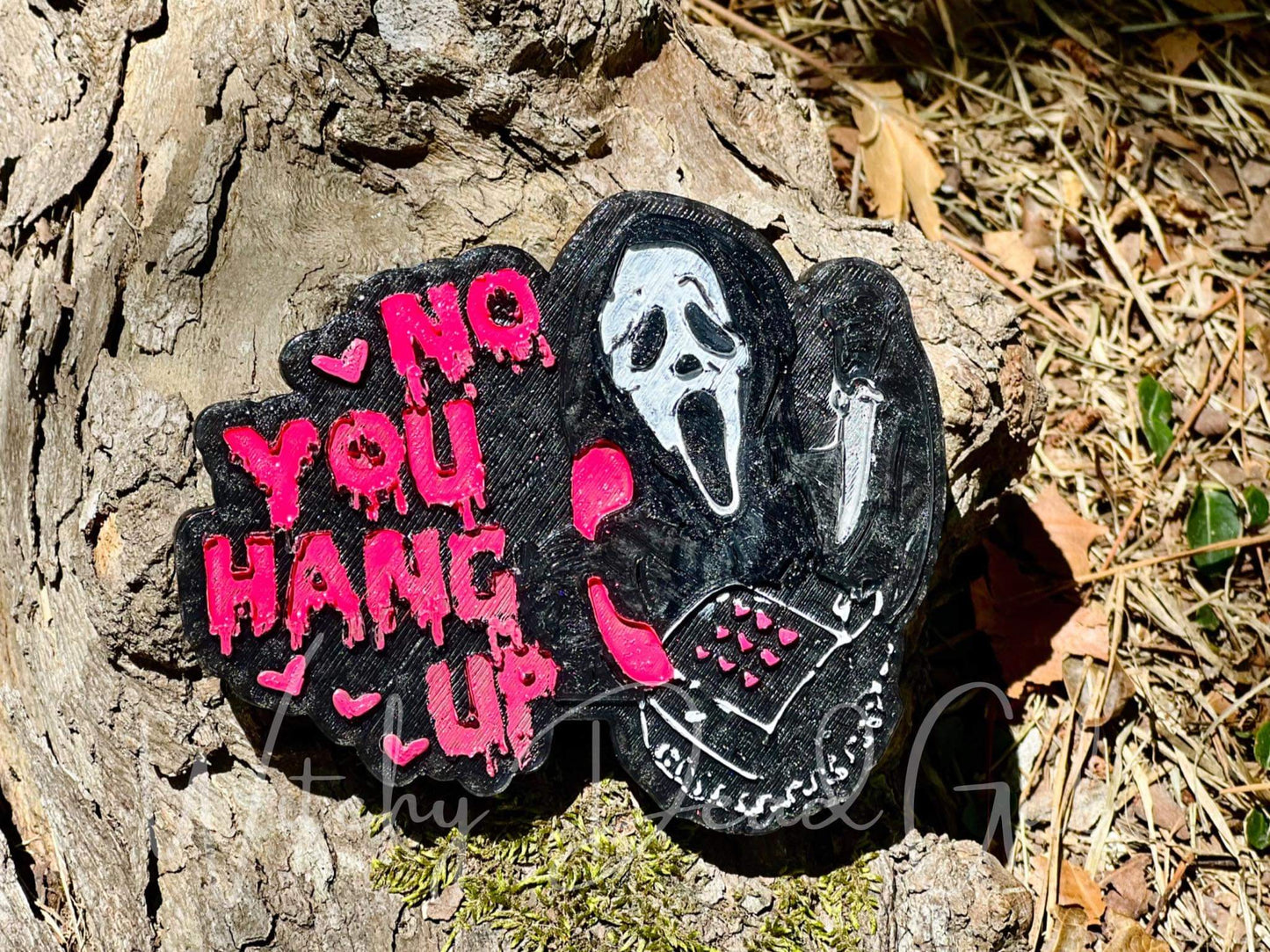 No you hang up- ghost face